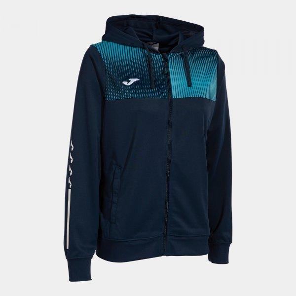 ECO SUPERNOVA ZIP-UP HOODIE NAVY FLUOR TURQUOISE - 901939.3422XS_412179