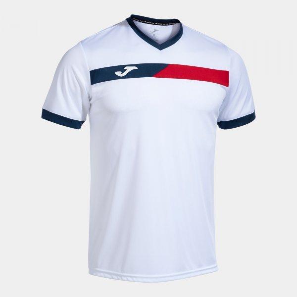 COURT SHORT SLEEVE T-SHIRT WHITE RED - 103212.2062XL_391284