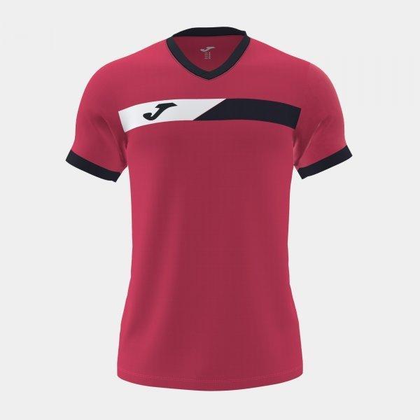 COURT SHORT SLEEVE T-SHIRT CRIMSON NAVY WHITE - 103212.5932XL_391337