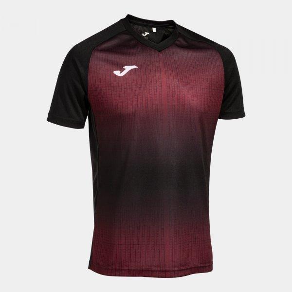 TIGER V SHORT SLEEVE T-SHIRT BLACK BURGUNDY - 103235.1152XL_391574