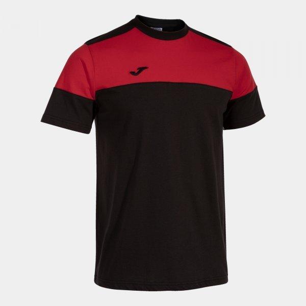CREW V SHORT SLEEVE T-SHIRT BLACK RED - 103296.1062XL_392322
