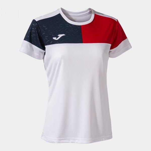 CREW V SHORT SLEEVE T-SHIRT WHITE RED - 901856.2062XS_411693