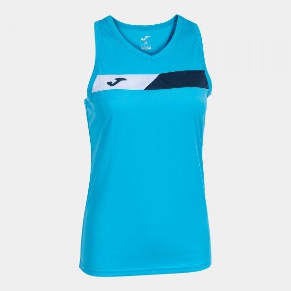 COURT SLEEVELESS SHIRT FLUOR TURQUOISE NAVY - 901862.013L_411873