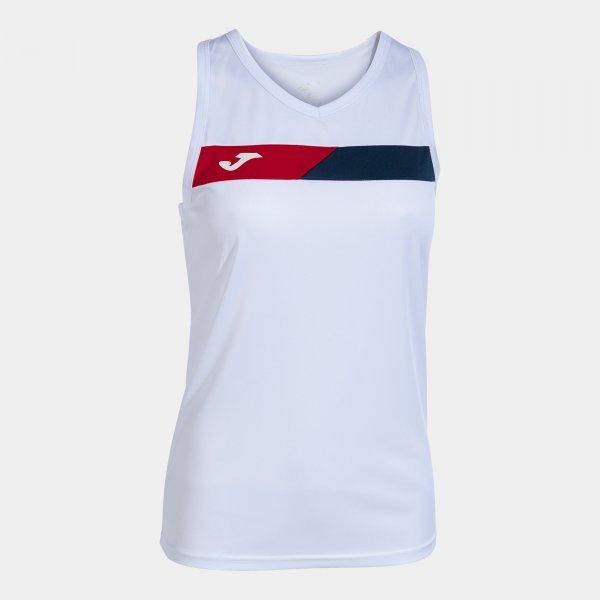 COURT SLEEVELESS SHIRT WHITE RED - 901862.206L_411879