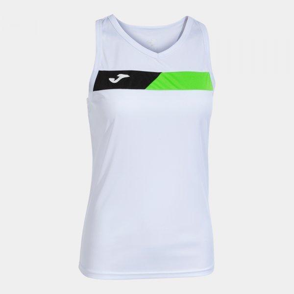 COURT SLEEVELESS SHIRT WHITE FLUOR GREEN - 901862.217L_411891