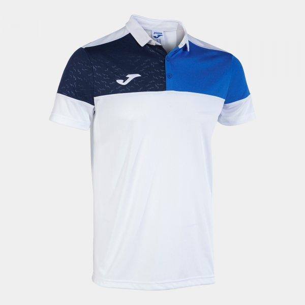 CREW V SHORT SLEEVE POLO WHITE ROYAL - 103208.2072XS_390978