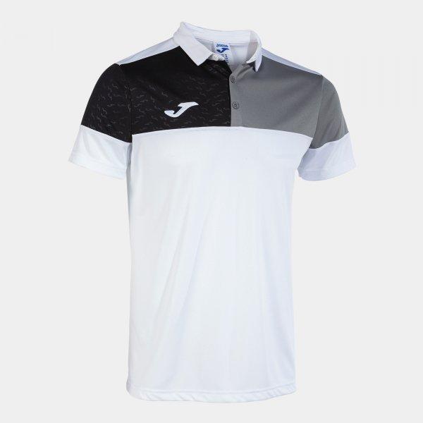 CREW V SHORT SLEEVE POLO WHITE GREY - 103208.2112XS_390987