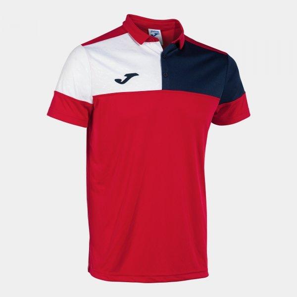 CREW V SHORT SLEEVE POLO RED NAVY - 103208.6032XS_391022