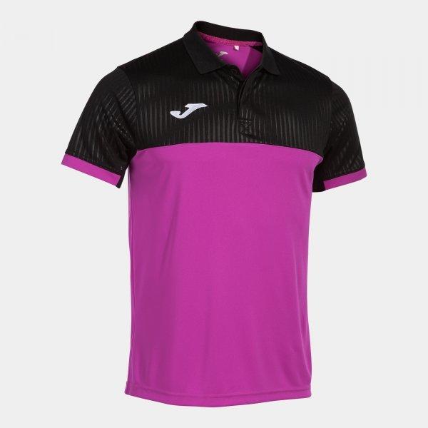 MONTREAL SHORT SLEEVE POLO FLUOR PINK BLACK - 103210.0302XS_391159