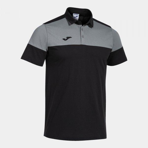 CREW V SHORT SLEEVE POLO BLACK GREY - 103297.1112XL_392403