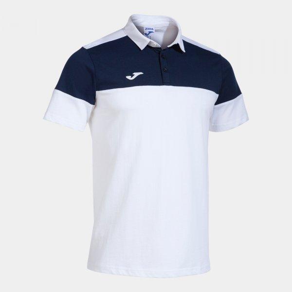 CREW V SHORT SLEEVE POLO WHITE NAVY - 103297.2032XL_392415