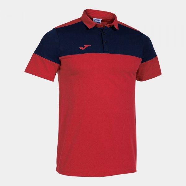 CREW V SHORT SLEEVE POLO RED NAVY - 103297.6032XL_392440