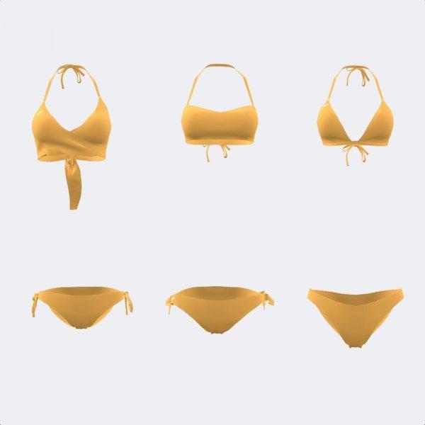SANTA MÓNICA II BIKINI TOP + SWIMMING BOTTOMS ORANGE - 300088.824ONE SIZE_403854