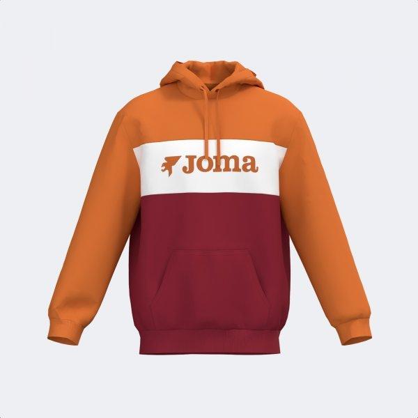 URBAN STREET HOODIE ORANGE BURGUNDY - 102474.828S08_426085