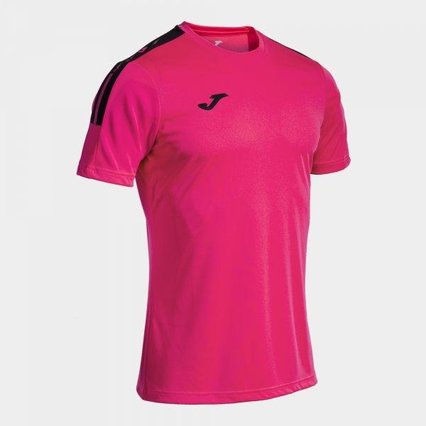 OLIMPIADA SHORT SLEEVE T-SHIRT FUCHSIA BLACK - 103245.5012XL_392000