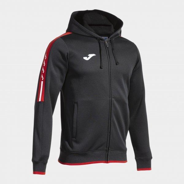 OLIMPIADA ZIP-UP HOODIE BLACK RED - 103707.1062XL_289537