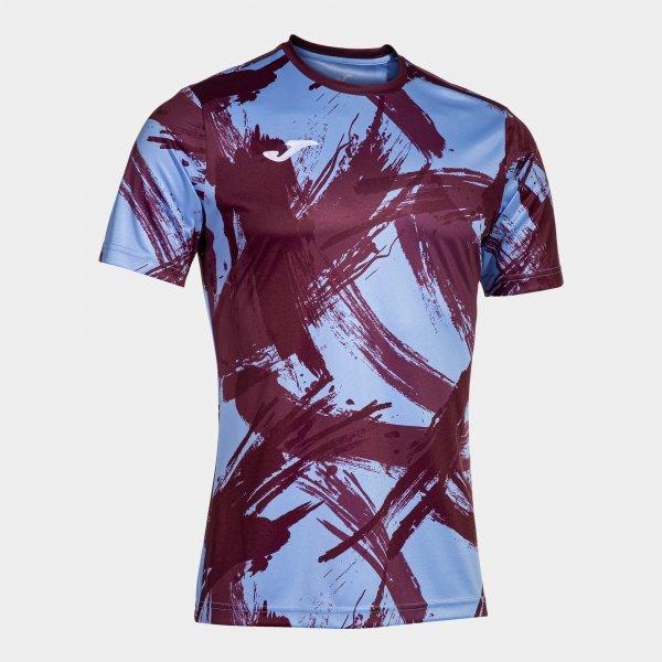 PRO TEAM SHORT SLEEVE T-SHIRT BURGUNDY BLUE - 103691.662S_393744