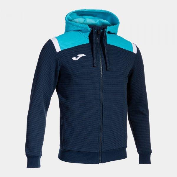 TOLEDO  ZIP-UP HOODIE NAVY FLUOR TURQUOISE - 103737.3422XL_290397