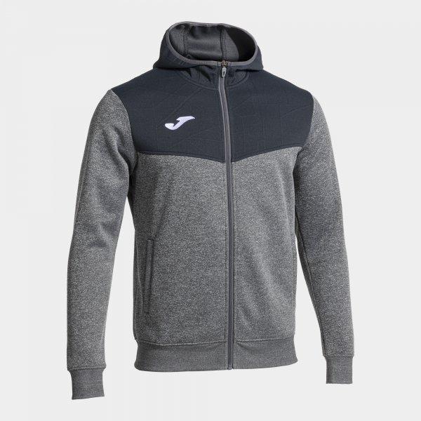 CAMPUS STREET ZIP-UP HOODIE MELANGE GREY - 103770.2802XL_395001
