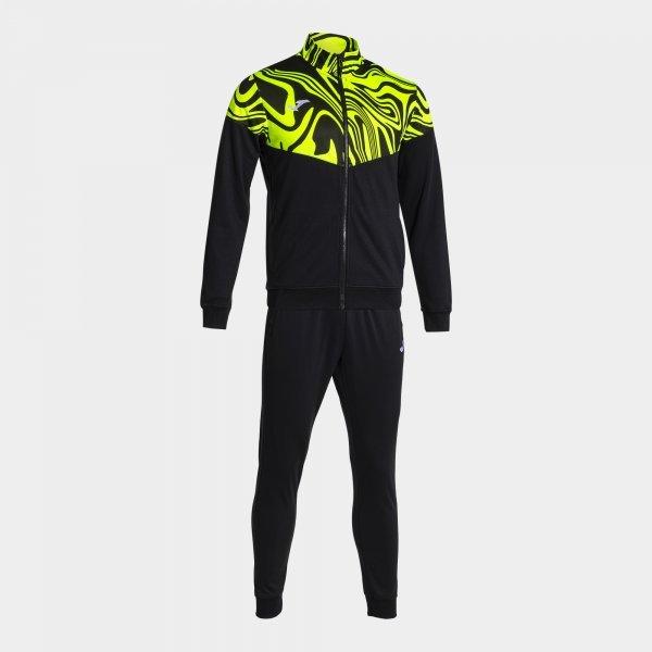 LION II TRACKSUIT BLACK FLUOR YELLOW - 103771.1212XL_395046