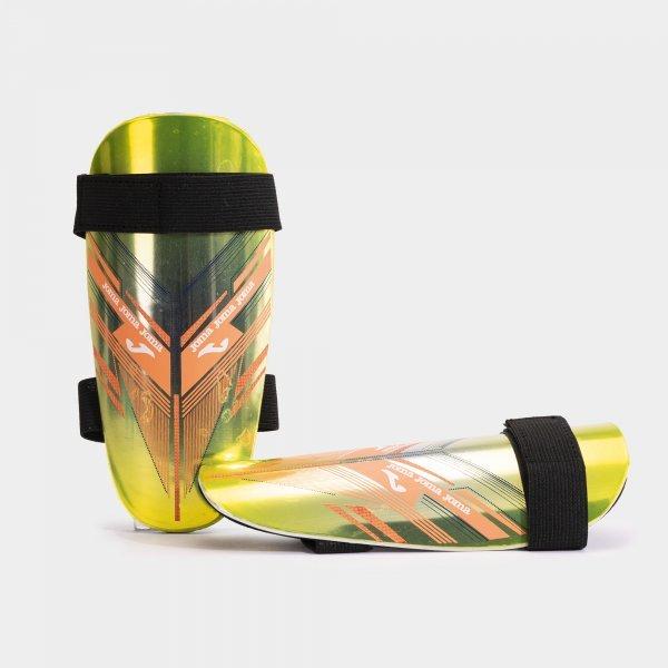DEFENSE SHIN GUARDS FLUOR YELLOW FLUOR CORAL - 401492.068_343679