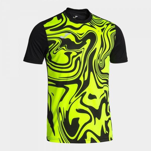 LION II SHORT SLEEVE T-SHIRT BLACK FLUOR YELLOW - 103729.1212XL_394212