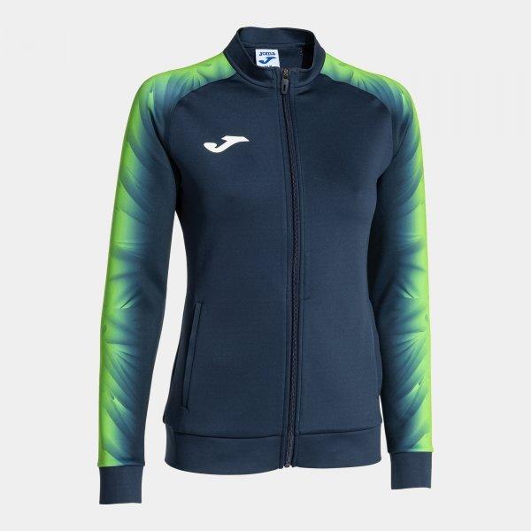 ELITE XI FULL ZIP SWEATSHIRT NAVY FLUOR GREEN - 902255.317M_412726