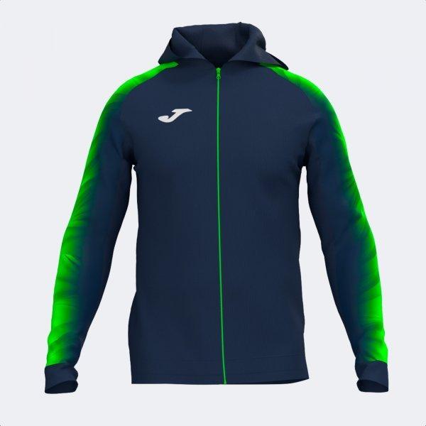 ELITE XI ZIP-UP HOODIE NAVY FLUOR GREEN - 902257.317L_412759