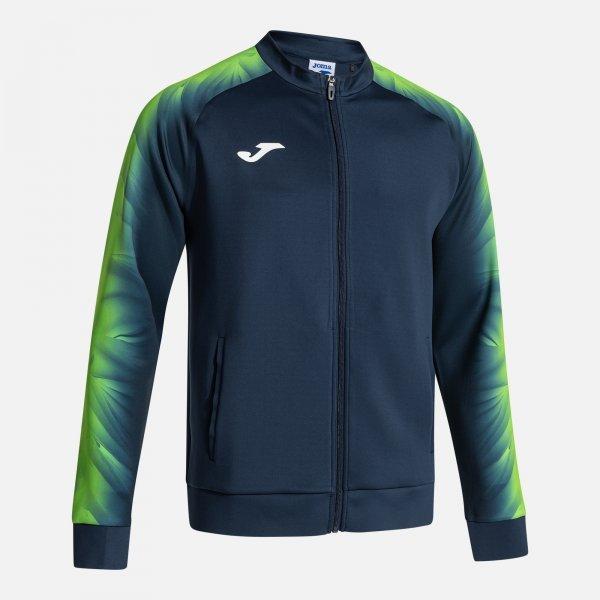 ELITE XI FULL ZIP SWEATSHIRT NAVY FLUOR GREEN - 103803.3172XL_396009