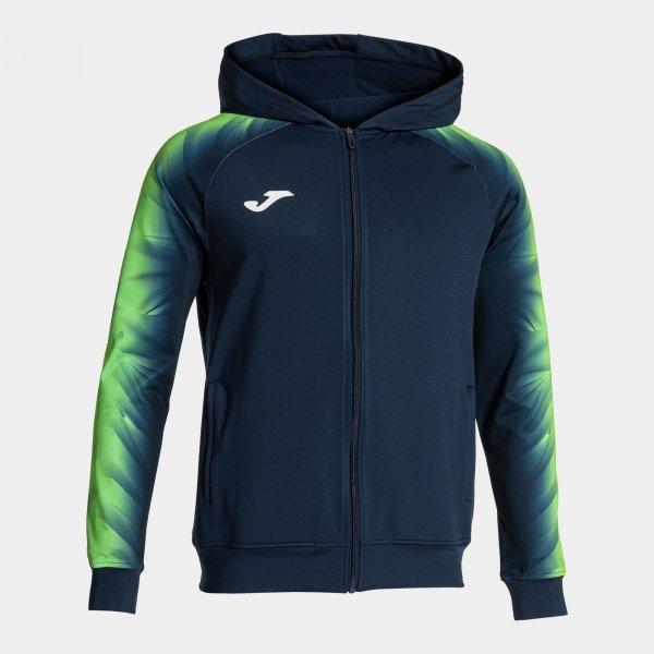 ELITE XI ZIP-UP HOODIE NAVY FLUOR GREEN - 103826.3172XL_396177
