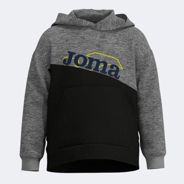 PARK HOODIE BLACK MELANGE GREY - 500799.1112XS_405851