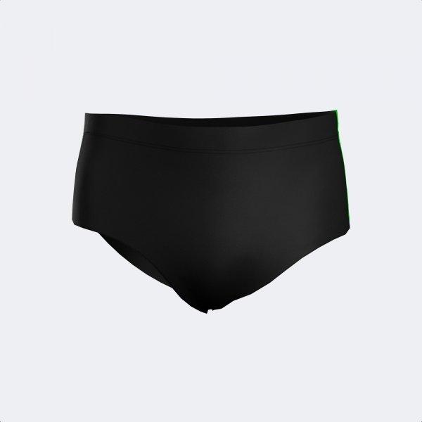 SPLASH SWIM BRIEF BLACK FLUOR GREEN - 102817.117L_387107