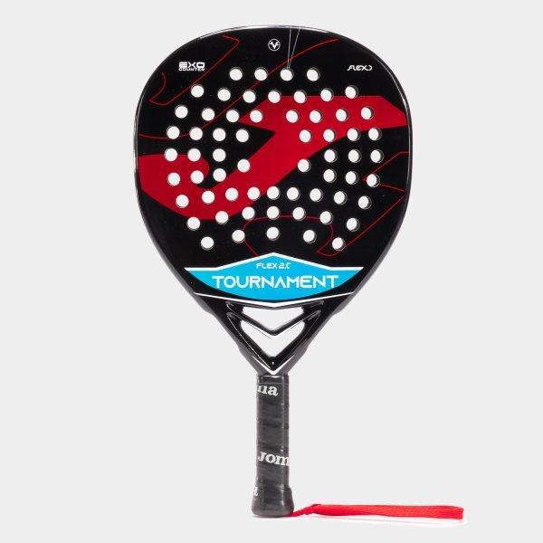 TOURNAMENT FLEX PADDLE RACKET BLACK RED - 401579.106ONE SIZE_321119