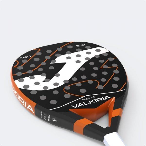 VALKIRIA FLEX PADDLE RACKET BLACK FLUOR ORANGE - 401583.120ONE SIZE_405134