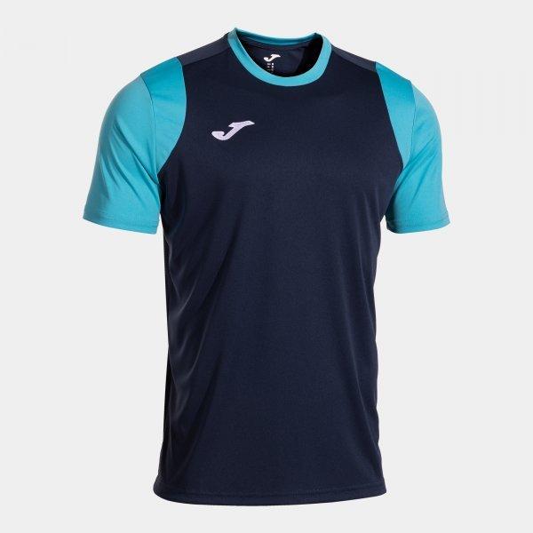 CANCHA SHORT SLEEVE T-SHIRT DARK NAVY FLUOR TURQUOISE - 104241.3422XL_398629