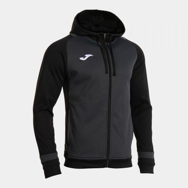LIDER ZIP-UP HOODIE DARK GRAY BLACK - 104300.1512XL_400409