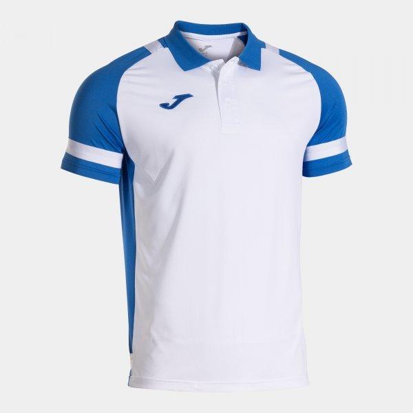 LIDER SHORT SLEEVE POLO WHITE ROYAL BLUE - 104489.2072XL_402599
