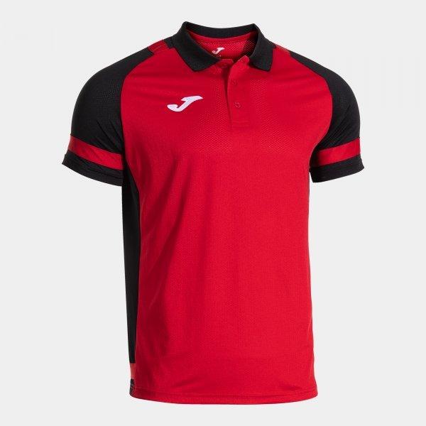 LIDER SHORT SLEEVE POLO RED BLACK - 104489.6012XL_402638