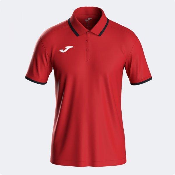 COMBI PREMIUM SHORT SLEEVE POLO RED BLACK - 104493.6012XL_402823