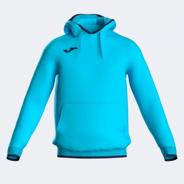 COMBI PREMIUM HOODIE FLUOR TURQUOISE DARK NAVY - 104495.0132XL_403119