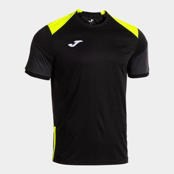 DANUBIO SHORT SLEEVE T-SHIRT BLACK FLUOR YELLOW - 104209.1212XL_397617
