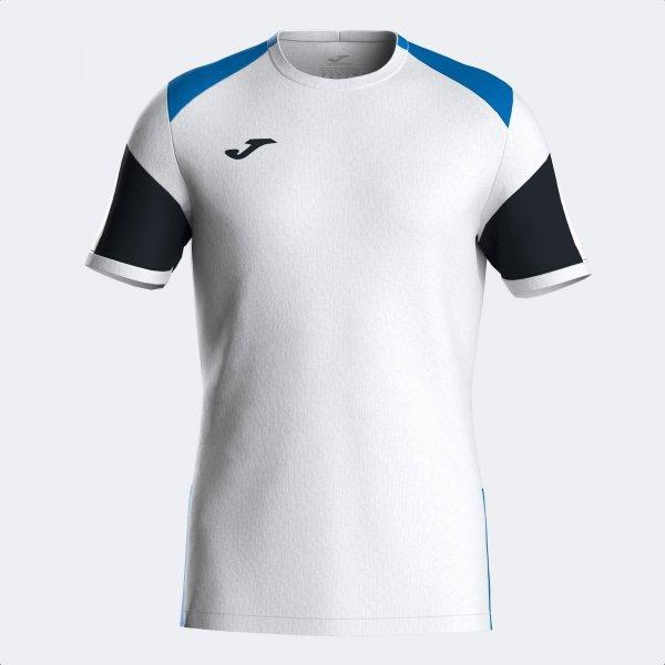 DANUBIO SHORT SLEEVE T-SHIRT WHITE ROYAL BLUE - 104209.2072XL_397643