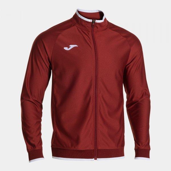 COMBI PREMIUM FULL ZIP SWEATSHIRT BURGUNDY WHITE - 104212.6722XL_398044