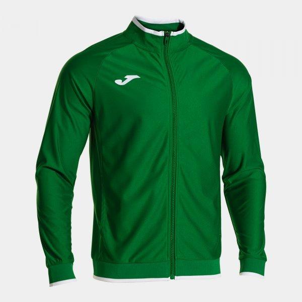 COMBI PREMIUM FULL ZIP SWEATSHIRT GREEN WHITE - 104212.4522XS_398001