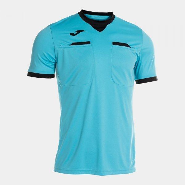 REFEREE SHORT SLEEVE T-SHIRT FLUOR TURQUOISE BLACK - 104240.0112XL_329670