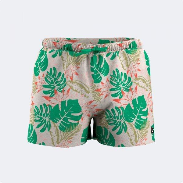 SANTA MÓNICA SWIM SHORTS BEIGE GREEN - 103629.0033XS_393511