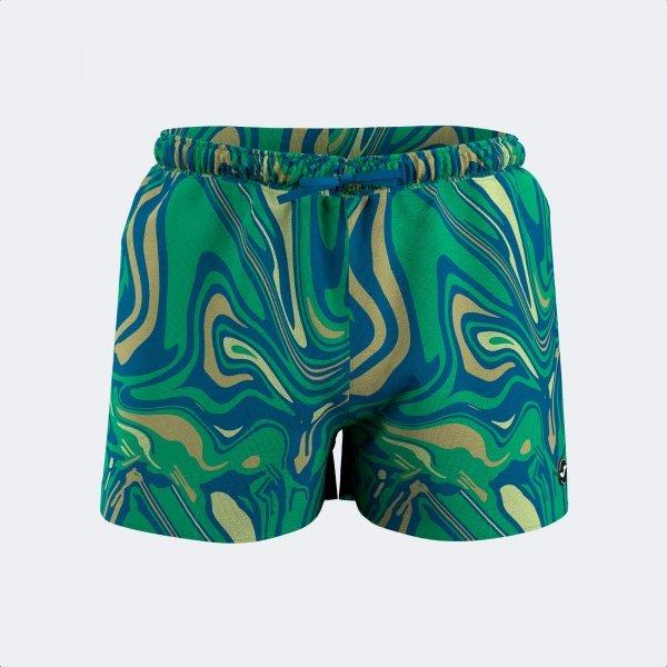 SANTA MÓNICA SWIM SHORTS GREEN BLUE - 103629.4352XS_393531