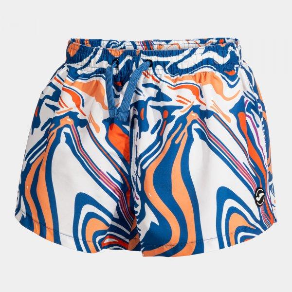 SANTA MÓNICA SWIM SHORTS BLUE ORANGE - 103629.7135XS_393559