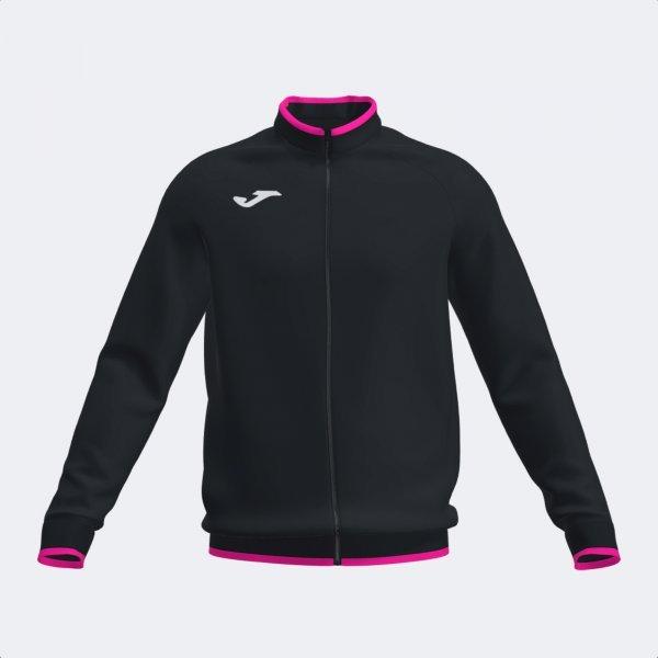 COMBI PREMIUM FULL ZIP SWEATSHIRT BLACK FLUOR PINK - 104212.1182XL_397926