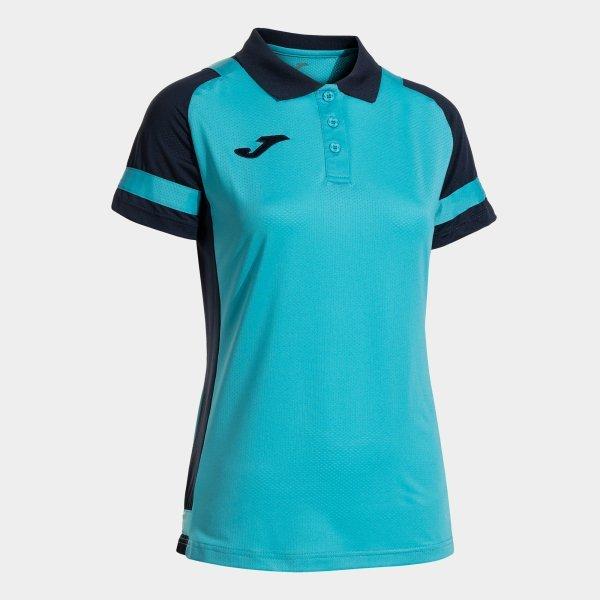 LIDER SHORT SLEEVE POLO FLUOR TURQUOISE NAVY BLUE - 902643.0132XL_414543